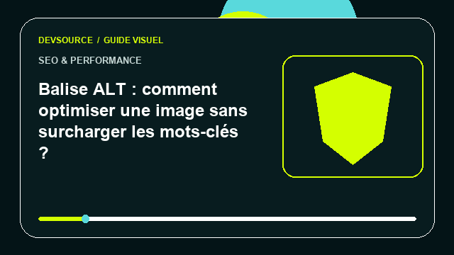 Animation éditoriale : Balise ALT : comment optimiser une image sans