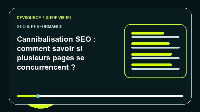Animation éditoriale : Cannibalisation SEO : comment savoir si