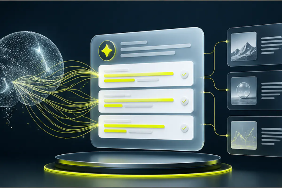 Illustration éditoriale : AI Overviews : comment adapter ses contenus