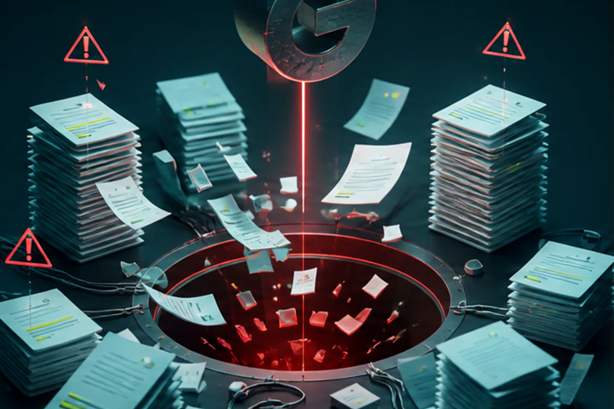 Illustration éditoriale : Contenu généré automatiquement et pénalité