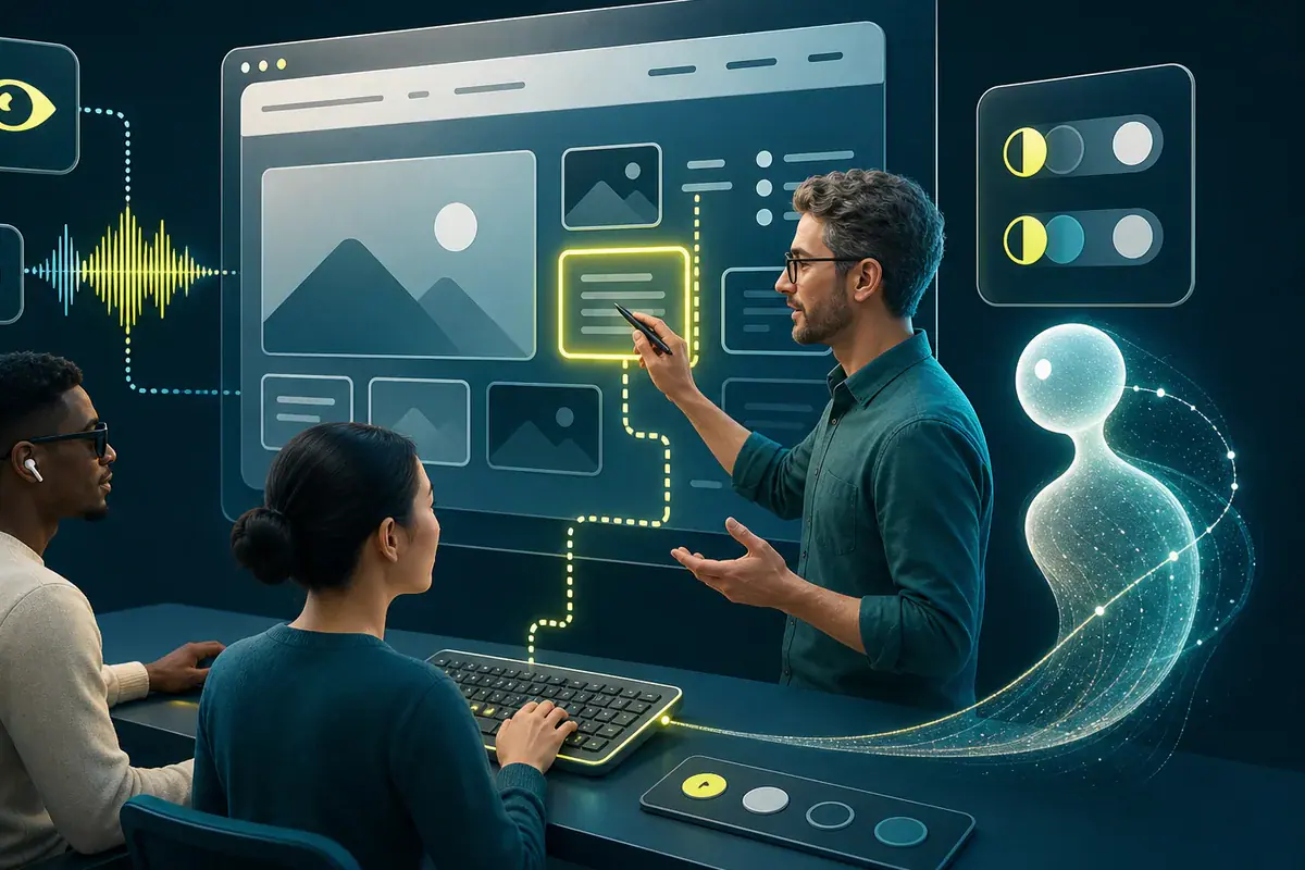Solution illustrée : Intelligence artificielle et accessibilité web