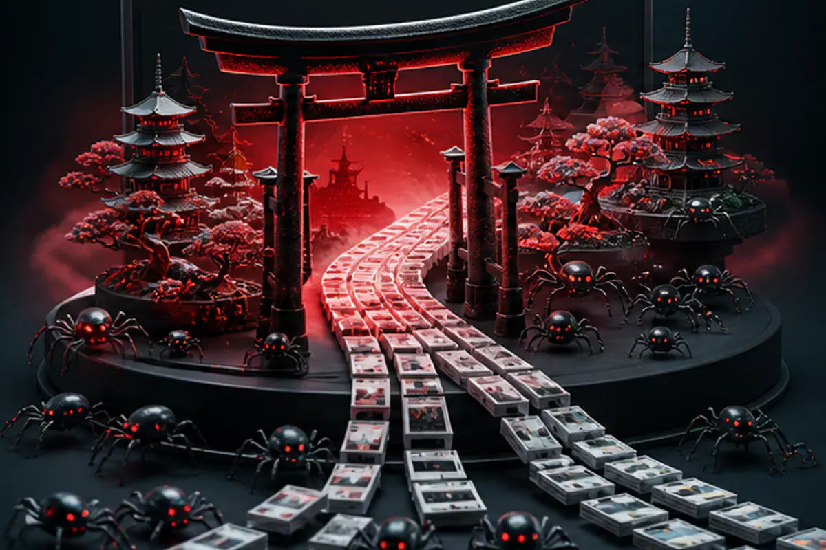Illustration éditoriale : Supprimer les pages de spam japonaises sur