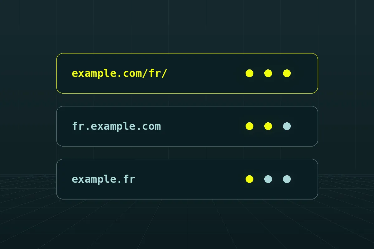 Sous-répertoire, sous-domaine et ccTLD n’ont ni le même coût ni le même niveau de séparation.