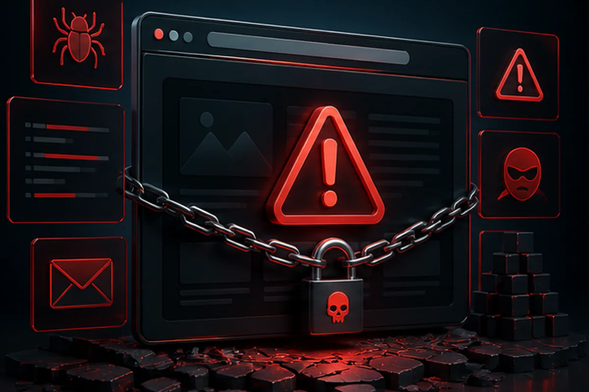 Illustration éditoriale : Distinguer un site piraté d’un site