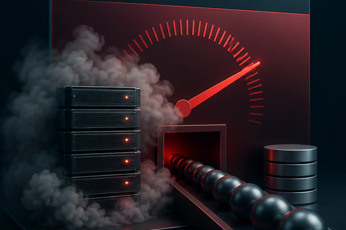 Illustration éditoriale : Temps de réponse serveur WordPress trop
