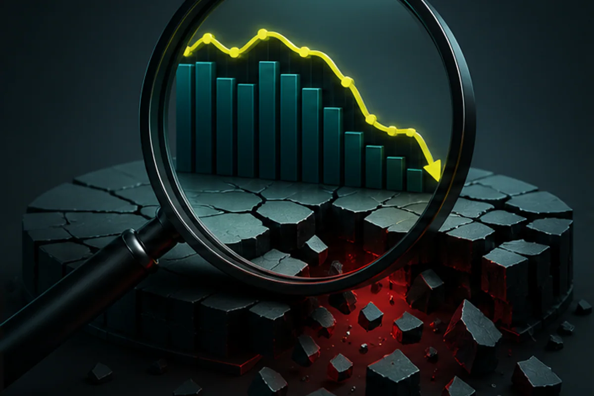 Illustration éditoriale de l’article « Trafic SEO en baisse alors que les positions sont stables »