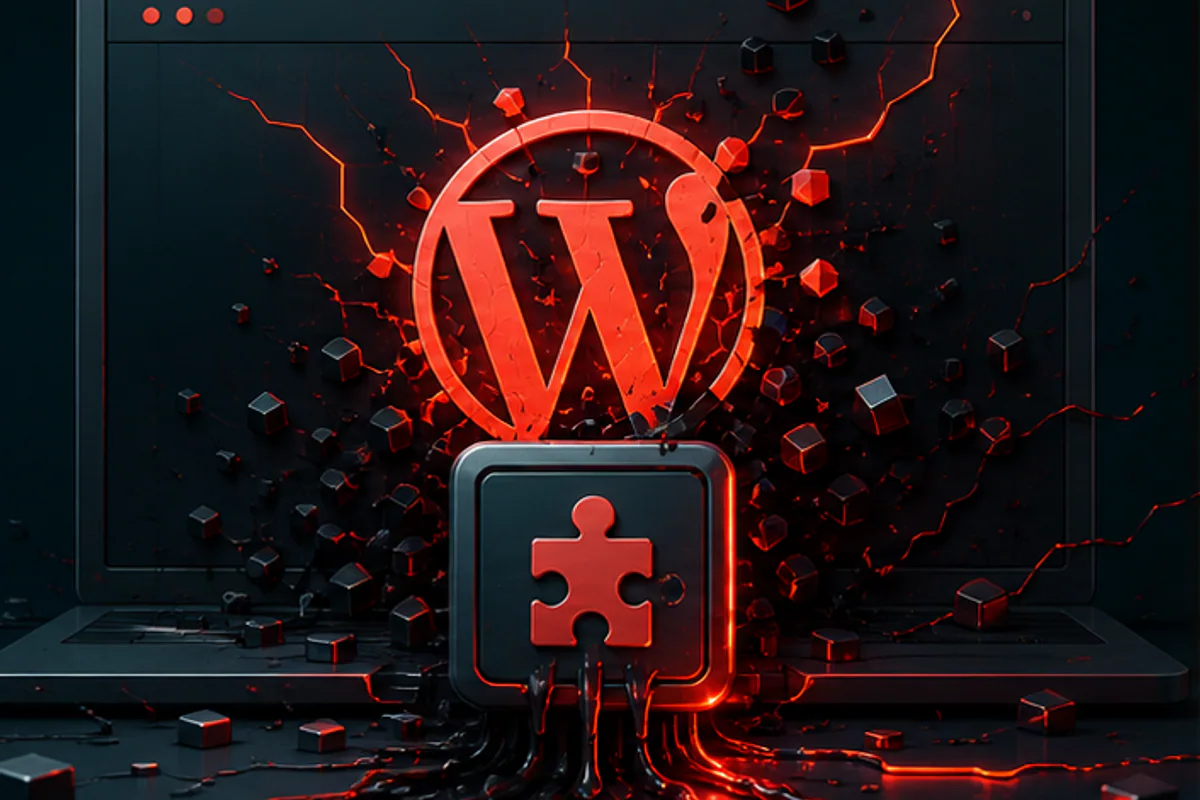 Illustration éditoriale : Site WordPress infecté après l’installation