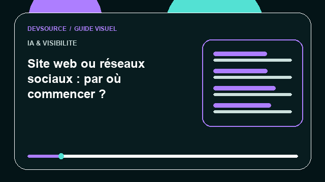 Animation éditoriale : Site web ou réseaux sociaux : par où commencer