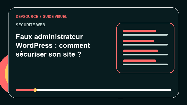Animation éditoriale : Sécuriser WordPress après la découverte d’un
