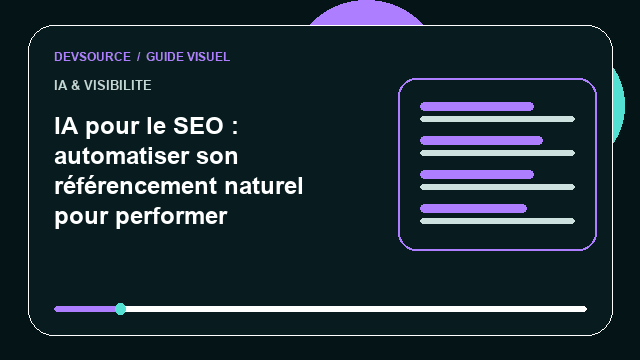 Animation éditoriale : IA pour le SEO : automatiser son référencement