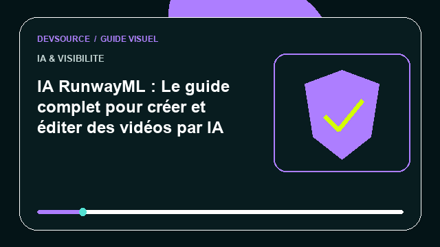 Animation éditoriale : IA RunwayML : Le guide complet pour créer et