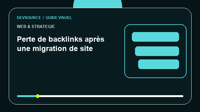 Animation éditoriale : Perte de backlinks après une migration de site