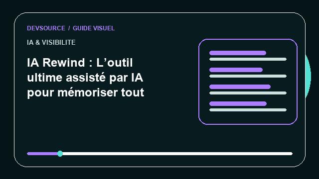 Animation éditoriale : IA Rewind : L’outil ultime assisté par IA pour