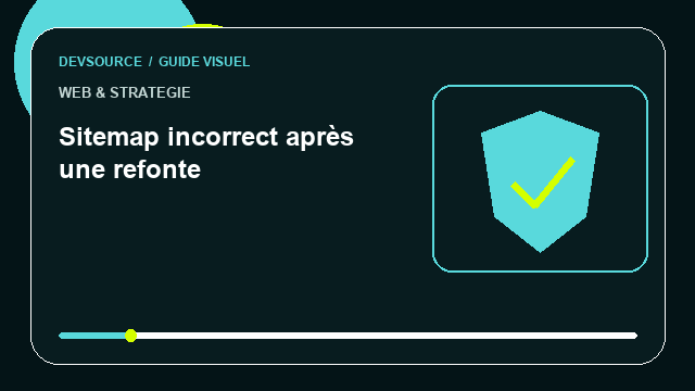 Animation éditoriale : Sitemap incorrect après une refonte