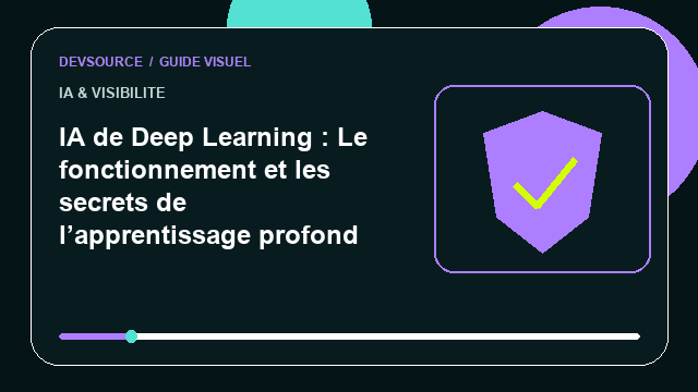 Animation éditoriale : Deep learning : principes et usages