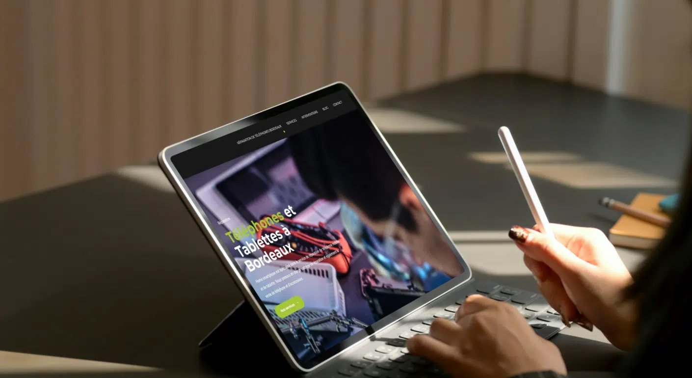 Aperçu de la réalisation Home Smartphone
