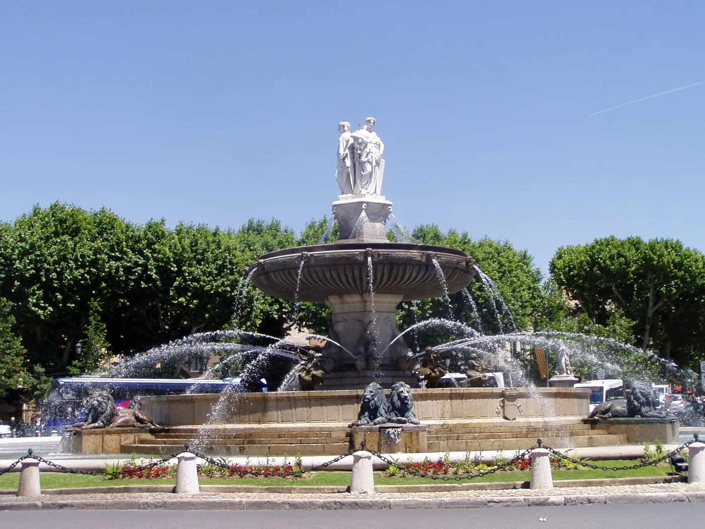 Vue d’Aix en Provence pour illustrer un projet de création de site internet local