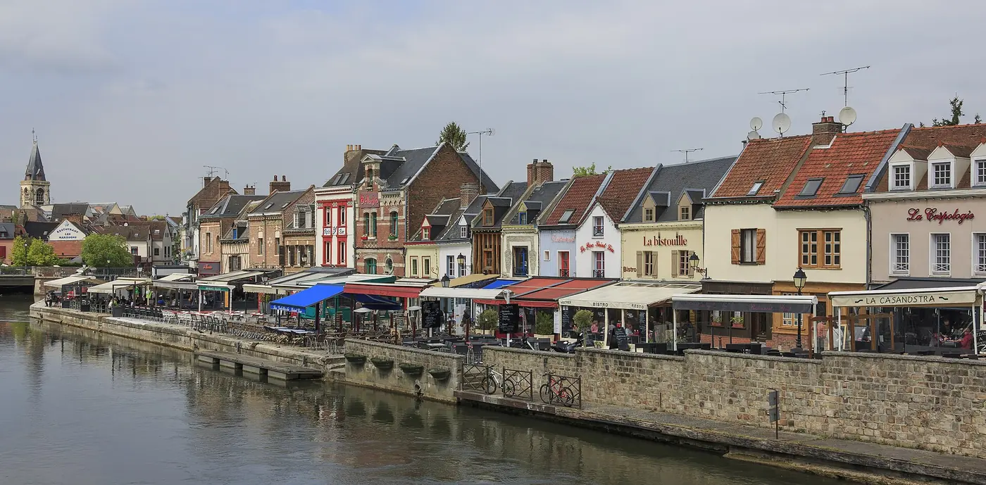 Vue d’Amiens pour illustrer un projet de création de site internet local