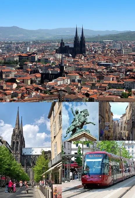 Vue de Clermont Ferrand pour illustrer un projet de création de site internet local