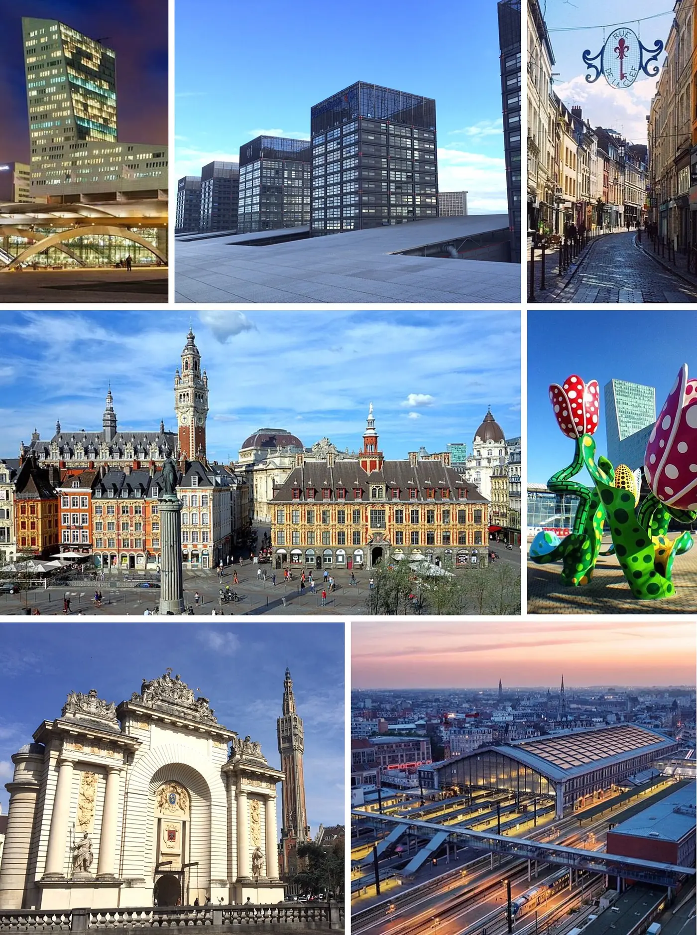 Vue de Lille pour illustrer un projet de création de site internet local