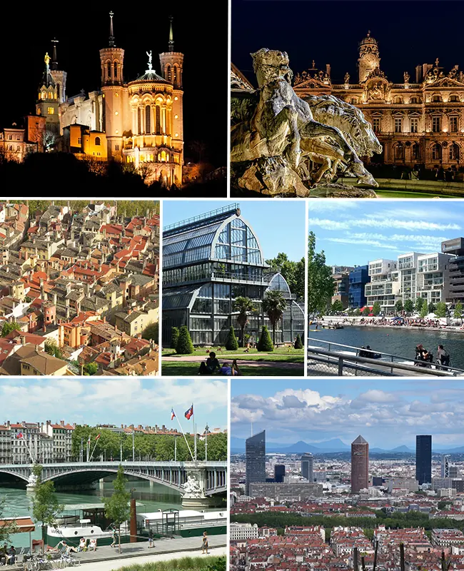 Vue de Lyon pour illustrer un projet de création de site internet local