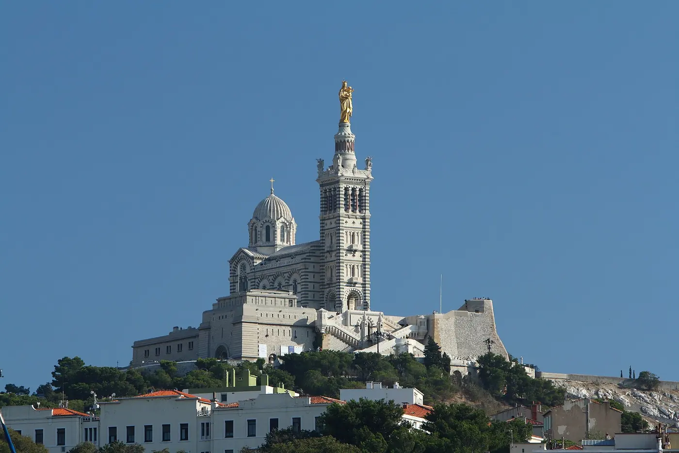 Vue de Marseille pour illustrer un projet de création de site internet local