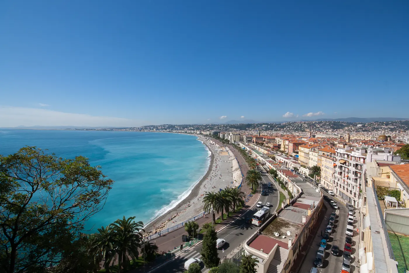 Vue de Nice pour illustrer un projet de création de site internet local