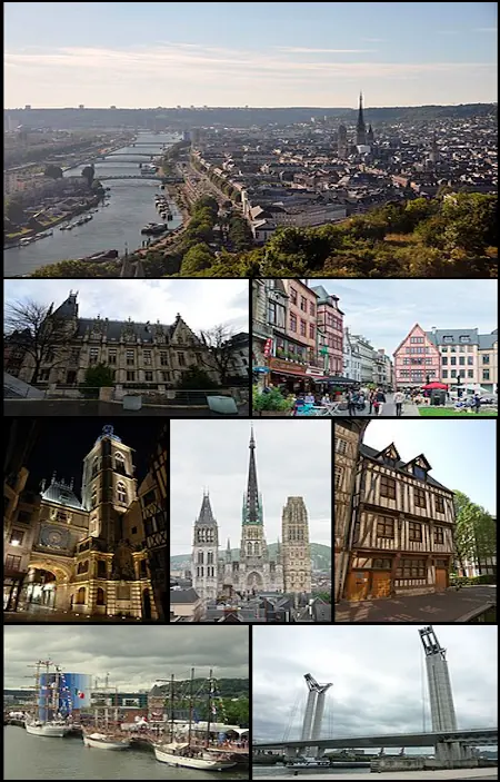 Vue de Rouen pour contextualiser une stratégie SEO locale