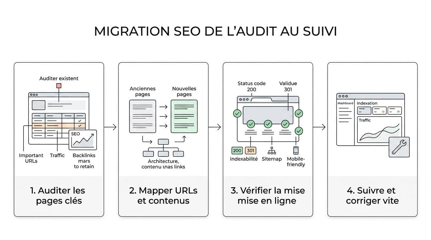 Réussir votre migration seo sans perte trafic